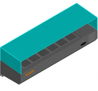 Витрина для ингридиентов Hicold VRTG1425 для стола Hicold Pz4 – купить по цене завода