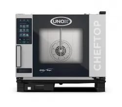 Пароконвектомат Unox Xevc-0511-Gplm газ левая дверь – купить в RuOborudovanie.ru с доставкой до двери Купить пароконвектомат unox xevc-0511-gplm газ левая дверь – цена от завода, доставка до двери | RuOborudovanie.ru