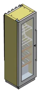 Шкаф винный вентилируемый Miami Medium Vt Rf T серый – купить в Ижевске по цене завода
