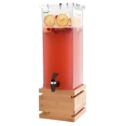 Купить диспенсер для сока rosseto beverage ld112, 7,6л 17,1х17,1см h59,1см, бамбук/акрил в Ижевске – цена завода, доставка до двери | RuOborudovanie.ru