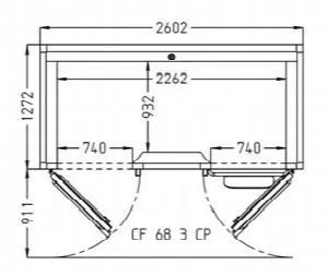 Камера расстоечная Pavailler Ev 68 3 Cp 60X80 2двери/3 тележки – купить в Ижевске по цене завода