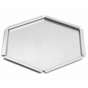 Поднос сервировочный Honeycomb Medium D40,6См H5,1См, шестиугольный, нерж.сталь Sm120 – купить в Ижевске по цене завода