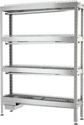Купить стеллаж для тарелок скт-с-1200-02-н (скт-1/1200) – цена от завода, доставка до двери | RuOborudovanie.ru