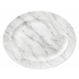 Блюдо овальное 36,5Х29,3СМ Textured Prints, цвет Marble Grey Mgyrd141 – купить по цене завода