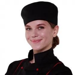 Купить шапочка повара таблетка чёрная [00400] в Ижевске – цена завода, доставка до двери | RuOborudovanie.ru