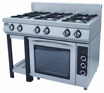Плита газовая 6-ти горелочная Grill Master Ф6ПДГ/800(г) с духовкой - полностью газовая духовка, – купить в Ижевске по цене завода