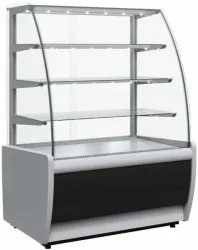 Купить витрина холодильная кондитерская k70 vm 0,9-1 light 0011-9005 (вхсв-0,9д carboma ) техно – цена от завода, доставка до двери | RuOborudovanie.ru