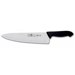 Нож поварской "ШЕФ" 25СМ с бороздками, черный Horeca Prime 28100.Hr80000.250 – купить в RuOborudovanie.ru с доставкой до двери Купить нож поварской "шеф" 25см с бороздками, черный horeca prime 28100.hr80000.250 – цена от завода, доставка до двери | RuOborudovanie.ru