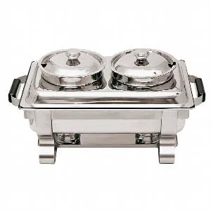 Чафинг-диш Paderno 41694A02 для супа с двумя емкостями – купить в Ижевске по цене завода