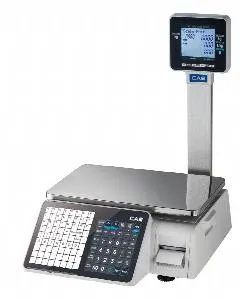 Весы торговые Cas CL3000J-15P (TCP-IP) с печатью этикеток (80мм) со стойкой – купить в Ижевске по цене завода
