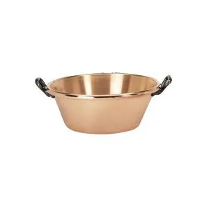 Миска медная для варенья 9,0Л D38См H15См, с чугунными ручками 6200.38N – купить по цене завода