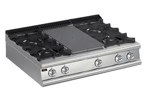Плита газовая Apach Chef Line Lrstg129R4 со сплошной поверхностью 900 серии – купить в Ижевске по цене завода