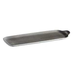 Блюдо сервировочное 31Х10СМ H1,5См, с ручкой, керамика, серия Platters, цвет Tapenade 500289 – купить по цене завода