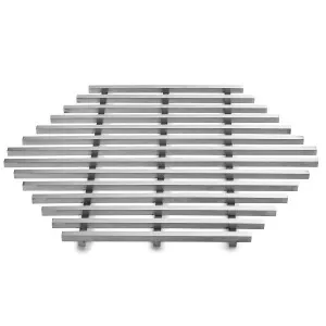 Решетка-гриль Rosseto Sm225 Honeycomb Small 33,4х29,1хH2см, шестиугольная, нерж.сталь – купить по цене завода