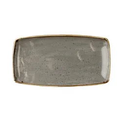 Купить блюдо сервировочное 35х18,5см, без борта, stonecast, цвет peppercorn grey spgsop141 – цена от завода, доставка до двери | RuOborudovanie.ru