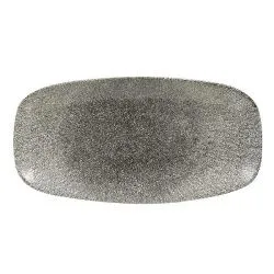 Купить блюдо прямоугольное chefs 29,8х15,3см, без борта, цвет raku quartz black, studio prints rkbqxo111 – цена от завода, доставка до двери | RuOborudovanie.ru