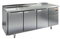 Купить стол для салатов hicold sl1-111gn (1/3) (+2+10), 3 двери, 1835х700х850мм – цена от завода, доставка до двери | RuOborudovanie.ru