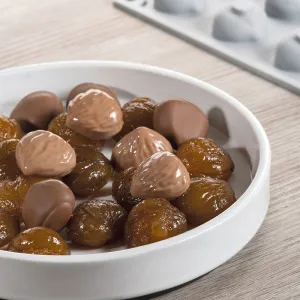 Форма силиконовая "Gourmand орех каштан" 31Х27ММ H16Мм, 6мл, 24 ячейки Gg011S – купить в Ижевске по цене завода