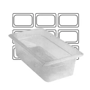 Гастроемкость из полипропилена GN1/9*10 см Paderno 1471010 – купить по цене завода