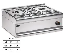 Купить мармит настольный 6*gn1/4 + 3*gn1/6 lincat bm7cfl в Ижевске – цена завода, доставка до двери | RuOborudovanie.ru