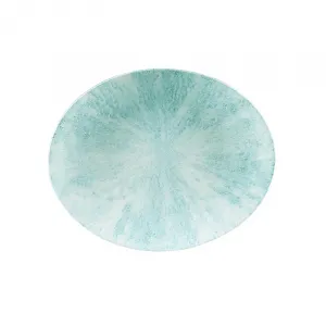 Блюдо овальное 31,7Х25,5СМ, без борта, цвет Stone Aquamarine, Studio Prints Stamop121 – купить по цене завода