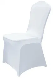 Купить чехол универсальный на стул из бифлекс цвет белый в Ижевске – цена завода, доставка до двери | RuOborudovanie.ru