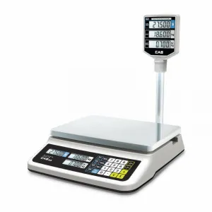 Весы торговые Cas PR-15P (LCD, II) (15кг, 2/5г) электронные – купить в Ижевске по цене завода