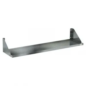 Полка настенная перфорированная ПР-60/30 (нерж. сталь. aisi 430) 600х300х300 – купить по цене завода