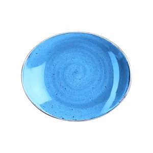 Блюдо овальное 19,2СМ, без борта, Stonecast, цвет Cornflower Blue Scfsop71 – купить по цене завода