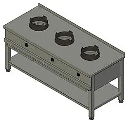 Плита газовая Вулкан-Heidebrenner Ksw 03 Wok арт.8787 – купить по цене завода
