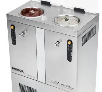 Фризер Nemox Gelato 5+5K TWIN i-Green (003B130250) для твердого мороженого 2 чаши по 3,2л – купить в Ижевске по цене завода