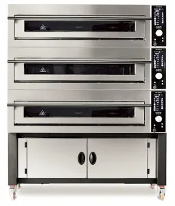 Печь для пиццы Oem-ali 635 L/3 электрическая серии SuperTop 3-камерная с подом 113*73 см – купить в Ижевске по цене завода