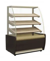 Купить витрина хлебная 0,9 carboma 0012-0109 (k70 n 0,9-2) корич.-золотой в Ижевске – цена завода, доставка до двери | RuOborudovanie.ru