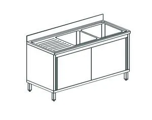 Ванна моечная Apach L2S187-65Lwsd – купить по цене завода