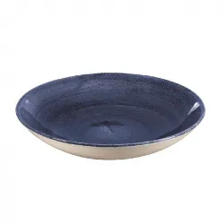 Купить тарелка глубокая 24,8см 1,13л, без борта, stonecast patina, цвет cobalt blue pablevb91 – цена от завода, доставка до двери | RuOborudovanie.ru