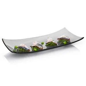 Набор емкостей для закусок Serveware 47Х23СМ, 3шт., Стекло, цвет дымчатый Gls019 – купить в Ижевске по цене завода