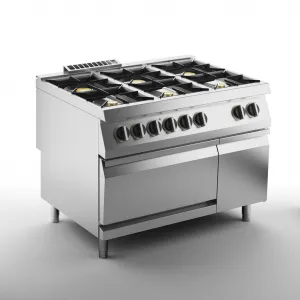 Плита газовая 6 конфорочная 900 серии Apach Chef Line Slrrg129Fecs – купить по цене завода
