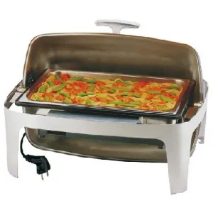 Мармит-чафиндиш Aps 12360Aps Gn1/1 настольный, с крышкой Roll Top, электрический, 670х530х450мм – купить в Ижевске по цене завода