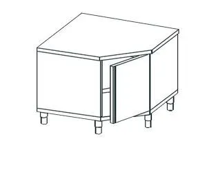 Стол угловой закрытый Apach Chef Line Lwt711Sh2Hd – купить в Ижевске по цене завода