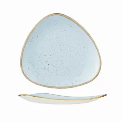 Купить тарелка мелкая треугольная 19,2см, без борта, stonecast, цвет duck egg blue sdestr71 – цена от завода, доставка до двери | RuOborudovanie.ru