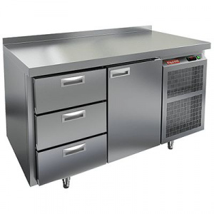 Стол охлаждаемый Hicold SN 31/TN (-2+10), 1 дверь, 3 ящ, 1390х600х850мм