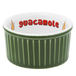 Купить рамекин 100мл d8см h4см oxford, цвет зеленый с декором "guacamole" c12m-3c1p – цена от завода, доставка до двери | RuOborudovanie.ru