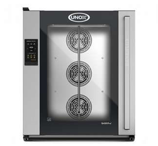 Печь конвекционная Unox XEFT-10EU-ETRV-MT 10ур, правая дверь с механ.замком, электр. настольн.