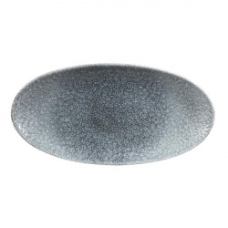 Купить блюдо овальное chefs 29,9х15см, без борта, цвет raku topaz blue, studio prints rktbov301 – цена от завода, доставка до двери | RuOborudovanie.ru