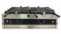 Вафельница Airhot WBFT-6 Тайяки-рыбка 6шт.150х90х30мм чугун, электр.настольн. – купить в RuOborudovanie.ru с доставкой до двери Купить вафельница airhot wbft-6 тайяки-рыбка 6шт.150х90х30мм чугун, электр.настольн. – цена от завода, доставка до двери | RuOborudovanie.ru
