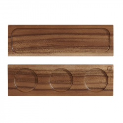 Купить блюдо деревянное 30х9см, двухстороннее, buffet wood zcawswsb1 – цена от завода, доставка до двери | RuOborudovanie.ru