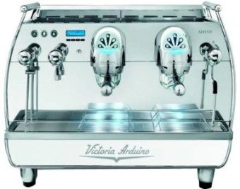 Кофемашина рожковая Victoria Arduino ADONIS нерж/красн, автом – купить по цене завода