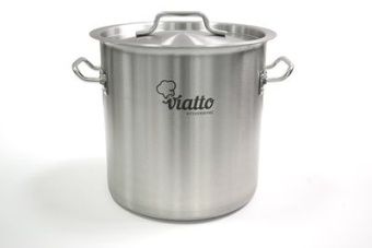 Кастрюля 12 л нерж Viatto 101302 – купить в Ижевске по цене завода