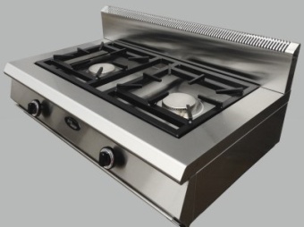 Плита газовая Grill Master Ф2ЖТЛПГ(п) ГАЗ (50019) настольная 2конф. уилен.18кВт 1000х600х330 – купить в Ижевске по цене завода