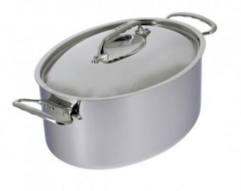 Кастрюля овальная 6,5Л 30Х22СМ H13См, с крышкой, серия Affinity, S/S 3726.30 – купить в Ижевске по цене завода
